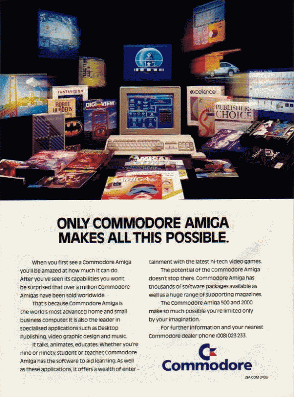 “Commodore Amiga 500” Advertisement