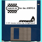 Commodore Amiga Sargon III (1987) 3.1/2� Floppy Disk