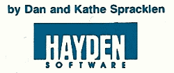 �Hayden Software & written by Dan and Kathe Spracklen� logo taken from Box cover.