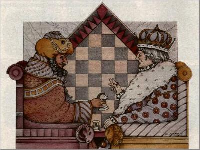 �Two Kings� picture taken from an ATARI Video Chess advert.