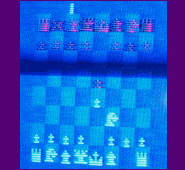 Atari Video Chess (1979) Chess Board Closeup