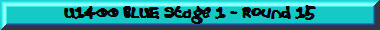 U1400 BLUE Stage 1 - Round 15