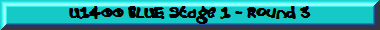 U1400 BLUE Stage 1 - Round 3