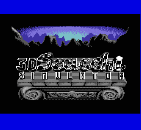 Commodore 64/128 3D Scacchi (1991) Loading Screen