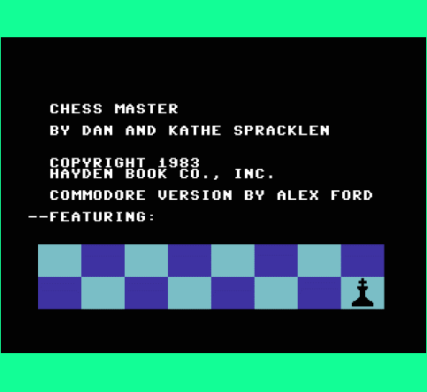Commodore 64/128  Emulator Chess Master (1983)