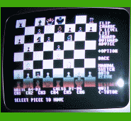 C64/128 How About A Nice Game Of Chess, Chess 7.5 (1984) Chess Board and Options