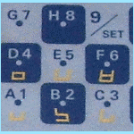 Boris Diplomat (1979) - Blue Version - Controls