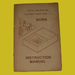 Chafitz Boris (1978) Instruction Manual
