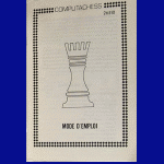 Systema Computachess (1983) User Manual
