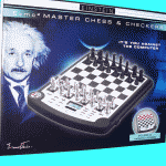 Excalibur Einstein Master Chess & Checkers (2008) Box