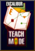 This TEACH MODE Logo can be seen on the boxes of many Excalibur Chess Computers. Picture taken from a box