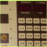 Fidelity Chess Challenger 7 (1979) Touch Pad for Move Entry and Options