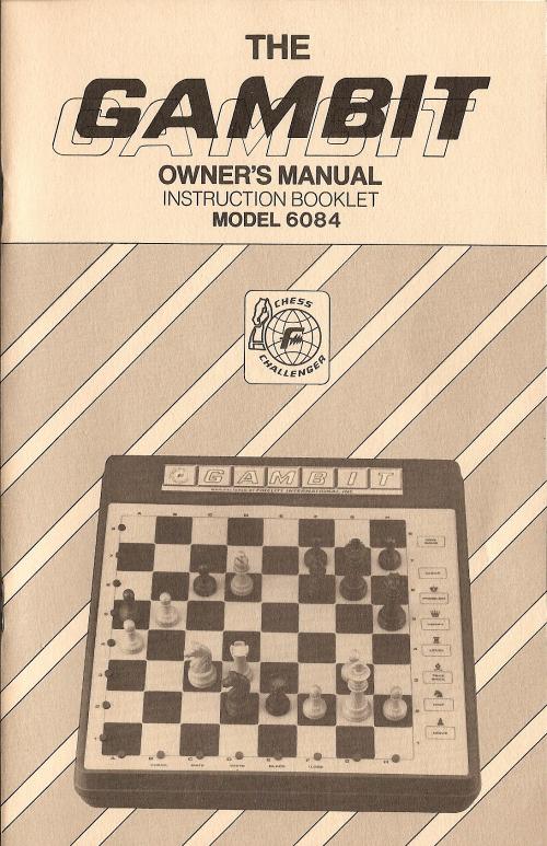 FIDELITY GAMBIT User Manual Version 3 