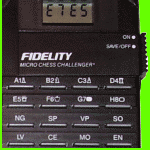 Fidelity Micro Chess Challenger(1991) Push Button Controls