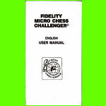 Fidelity Micro Chess Challenger(1991) User Manual