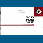 Fidelity Tiny Chess (1991) User Manual