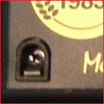 Mephisto Amsterdam (1985) Mains Adapter - The Mephisto Amsterdam  game module and the modular chess board can be powered either through the modular board or through the game module.