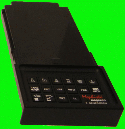 Mephisto Magellan (1998) 16 Key Game Module with 32 Bit RISC Processor inside