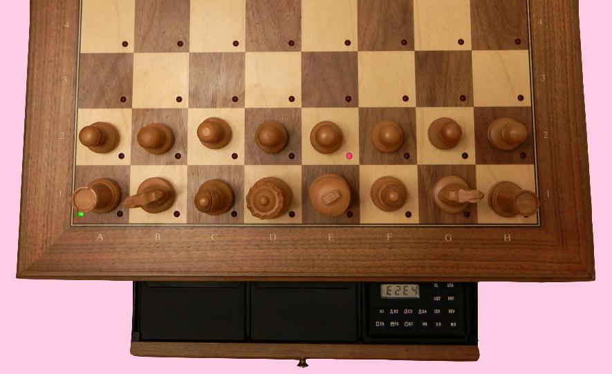 Top View of Mirage Modules inside Muenchen Modular Chess Board