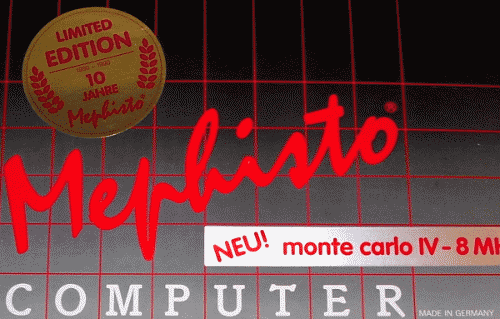 A gold seal depicting the 10 year anniversary of �MEPHISTO� Picture taken from Box.