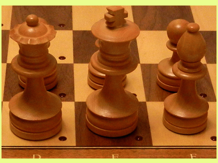 Light Hardwood Chess Pieces
