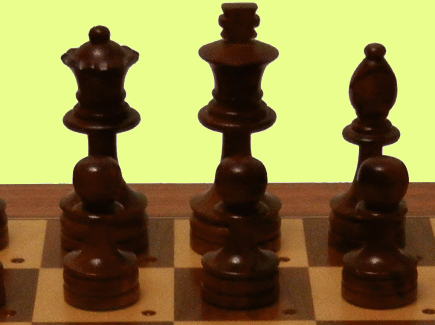 Dark Hardwood Chess Pieces