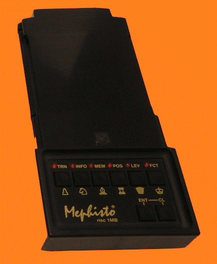 Mephisto Risc (1992) 8 Key Game Module with ARM2 RISC 32 Bit Processor inside