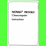 Novag Piccolo (1985) User Manual