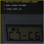 Saitek Kasparov Barracuda (1998) LCD Display