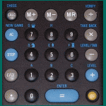 Saitek Calculator Chess (1992) Push Button Controls