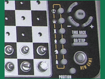 Saitek Kasparov Cosmos (1998) Game Option Controls