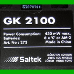 Saitek GK 2100 (1993) Model: 273