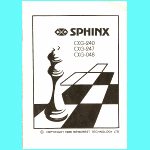 Schneider Sphinx Granada (1990) User Manual
