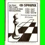 Sphinx Seville (1992) Instructions Booklet