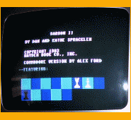 Commodore 64/128 Sargon II (1983) Introduction Screen