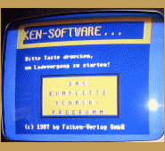 Commodore 64/128 Falken Schach (1989) Loading Screen