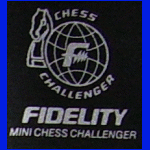 Fidelity Mini Chess Challenger (1989) Fidelity Logo