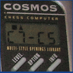 Saitek Kasparov Cosmos 24 MHz (Tuned) (1998) LCD Display